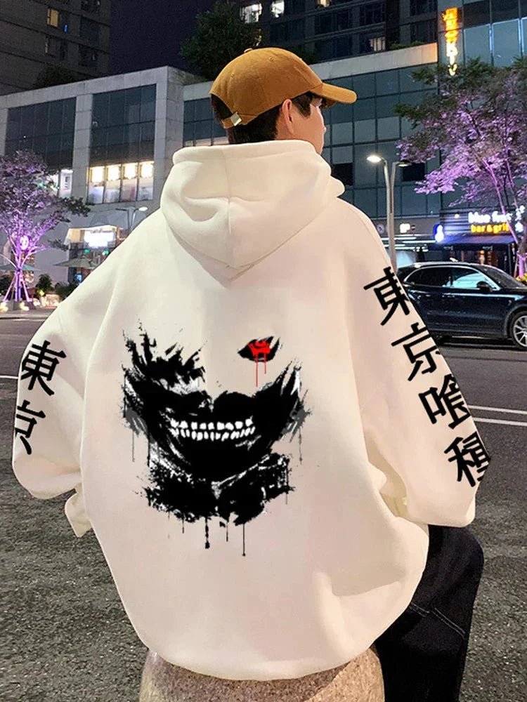 Anime Graphic Printed Hoodie - WICHUW LTD