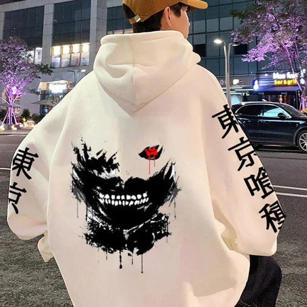 Anime Graphic Printed Hoodie - WICHUW LTD