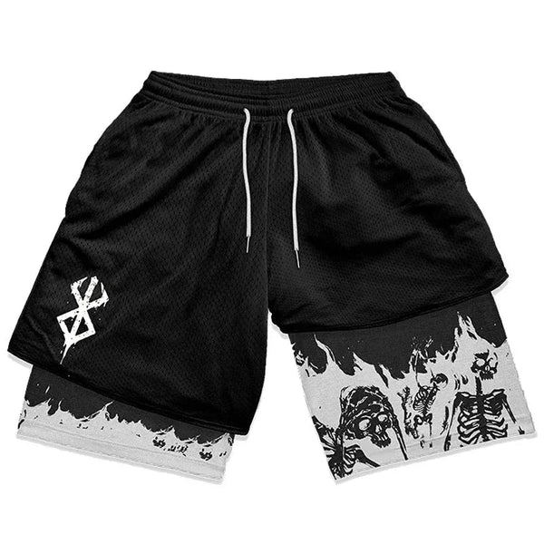 Anime Streetwear Gym Shorts - WICHUW LTD