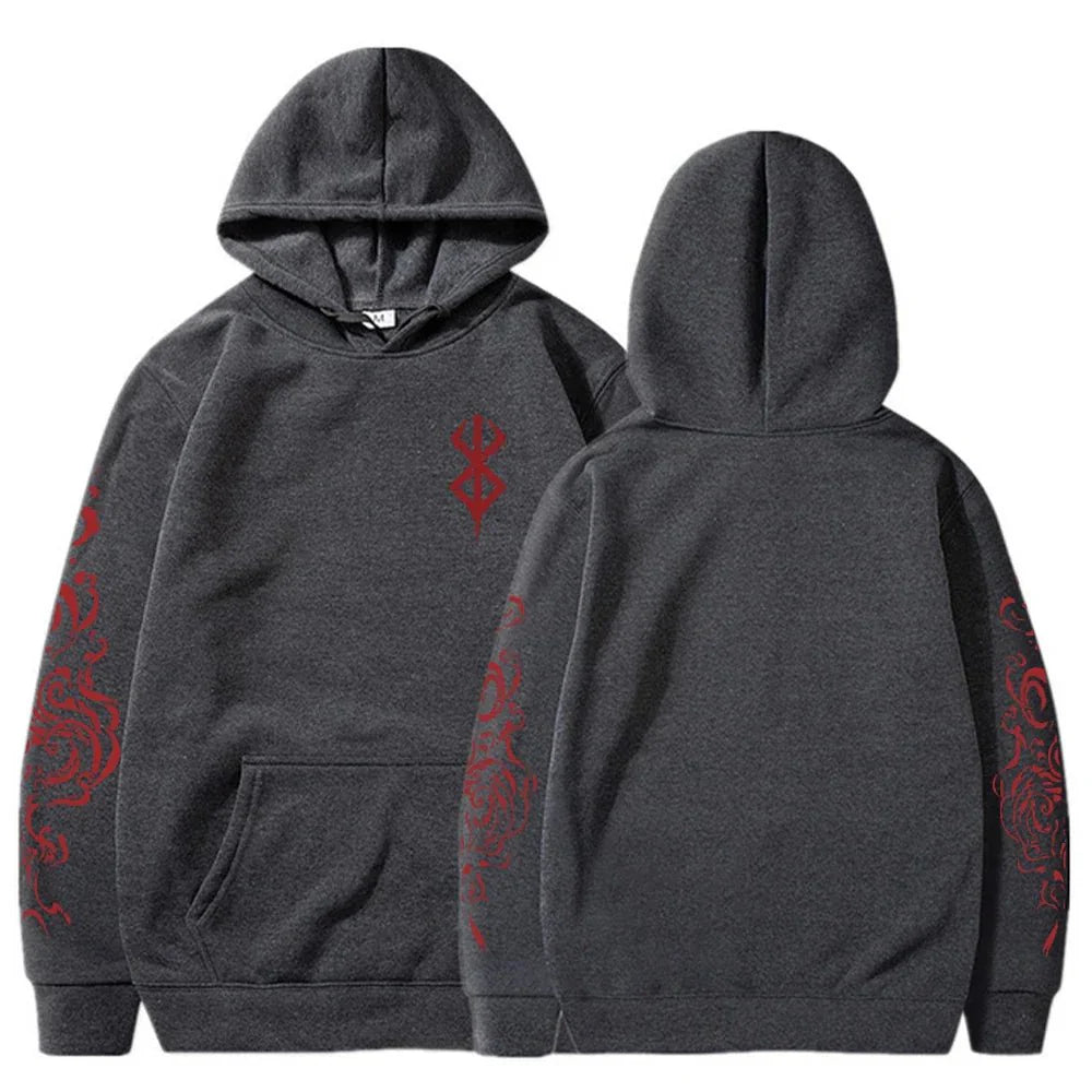 Berserk Acid Print Oversized Hoodie - WICHUW LTD