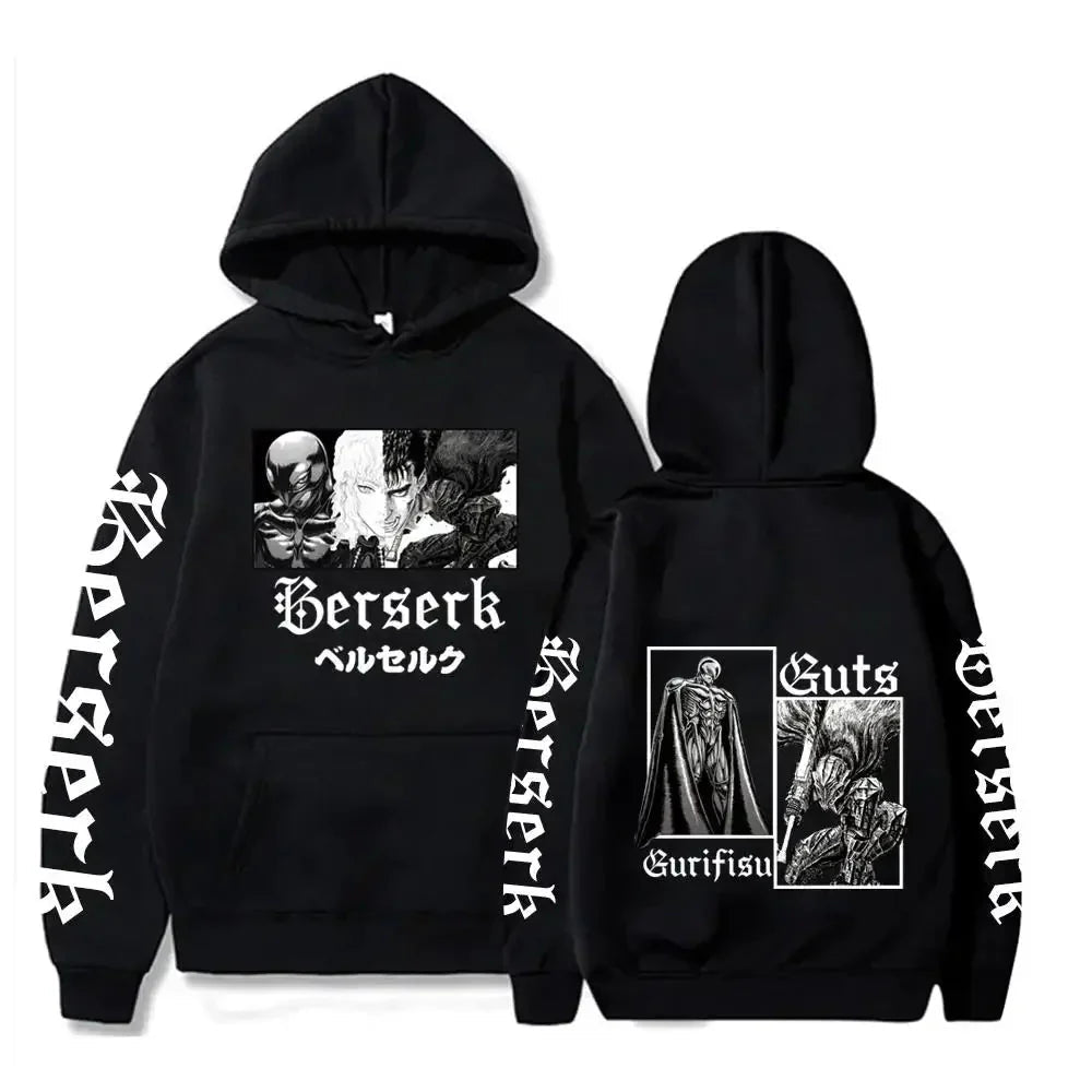 Berserk Guts Graphic Hoodie - WICHUW LTD