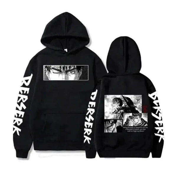 Berserk Guts Graphic Hoodie - WICHUW LTD