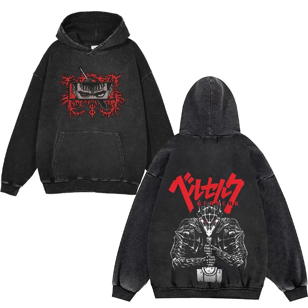 Berserk Guts Print Hoodie - WICHUW LTD