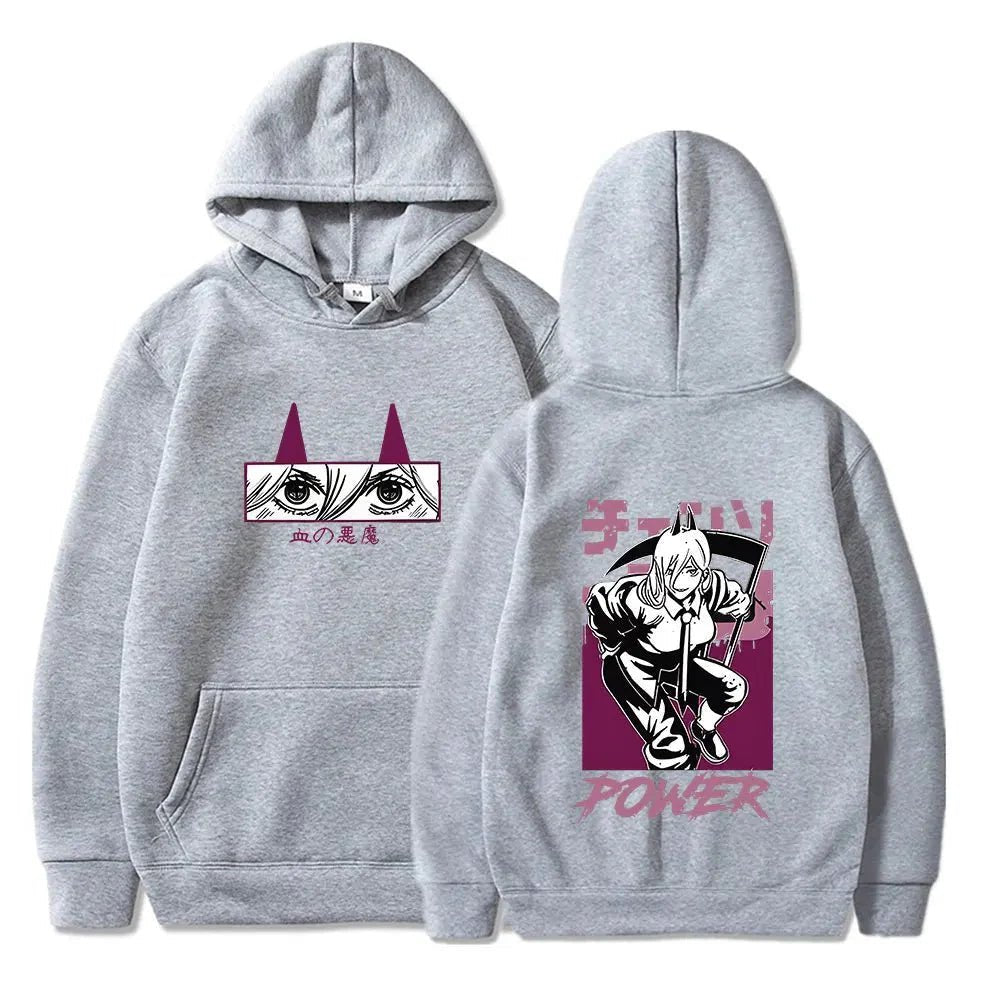 Chainsaw Man Power Oversized Hoodie - WICHUW LTD