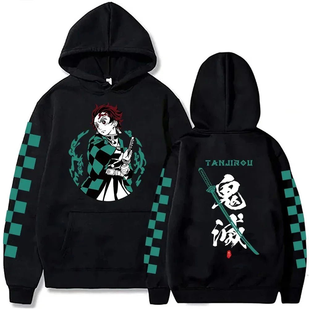 Demon Slayer Tanjiro Plus Size Hoodie - WICHUW LTD