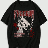 Freedom Portrait Hip Hop T-Shirt - WICHUW LTD