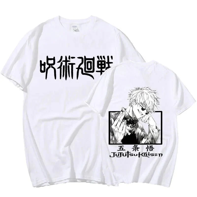 Jujutsu Kaisen Satoru Gojo Print T-shirt - Wichuw