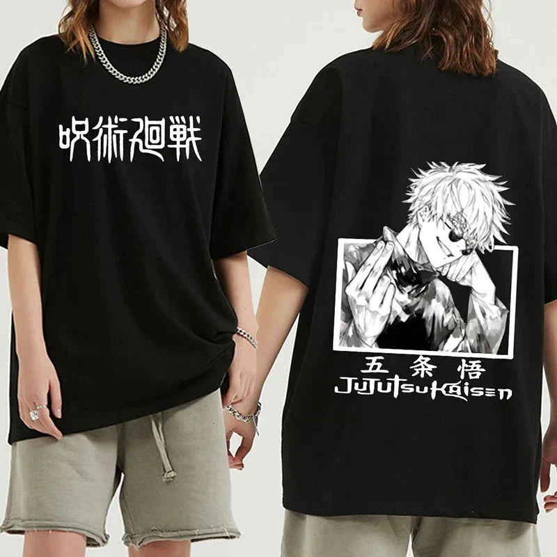 Jujutsu Kaisen Satoru Gojo Print T-shirt - Wichuw