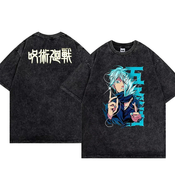 Jujutsu Kaisen Washed T-shirt - Wichuw