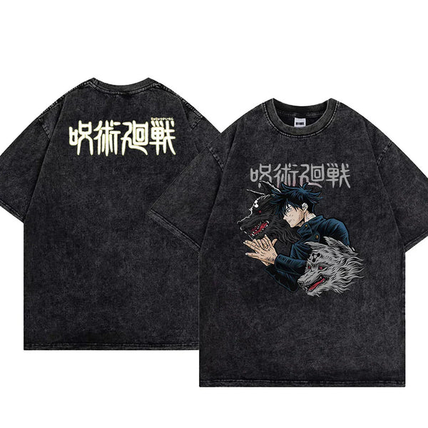 Jujutsu Kaisen Washed T-shirt - Wichuw