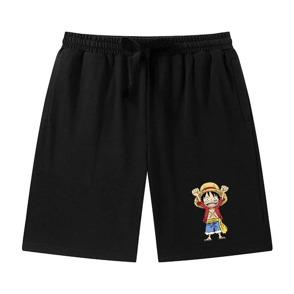 Loose - fit One Piece Anime Shorts - Wichuw