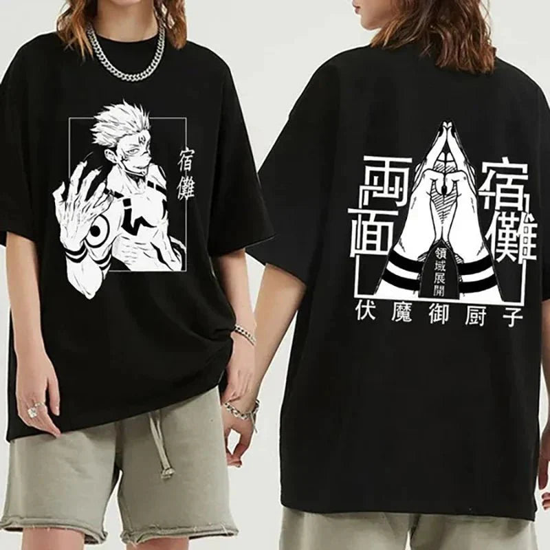 Ryomen Sukuna Printed T-shirt - Wichuw