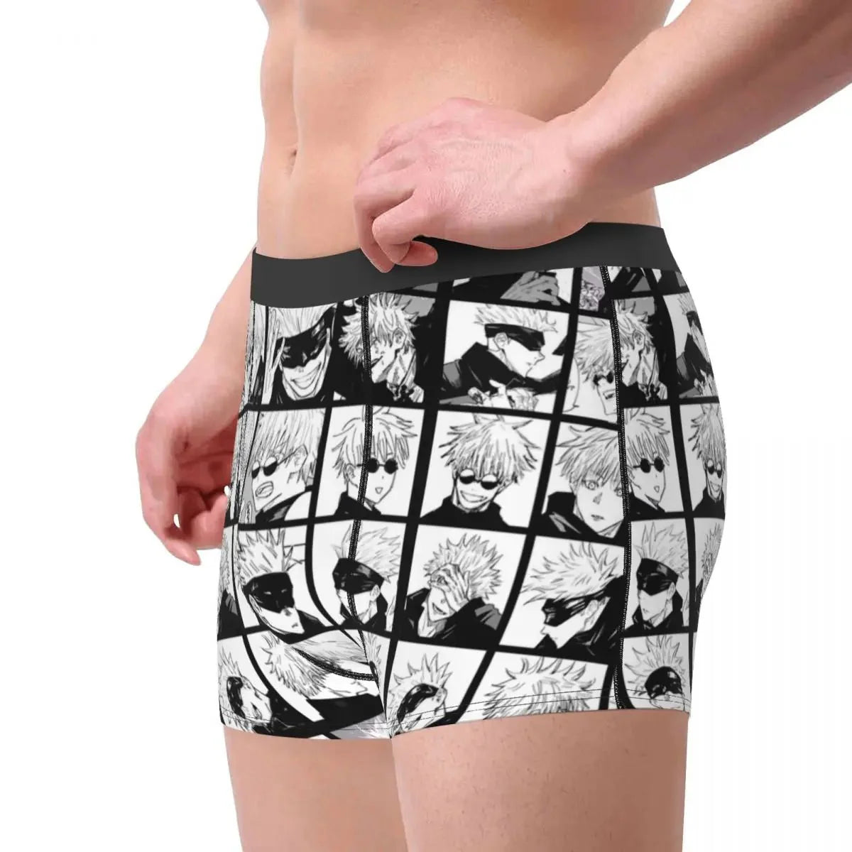 Sexy Boxer Gojo Satoru Collage Underwear - Wichuw